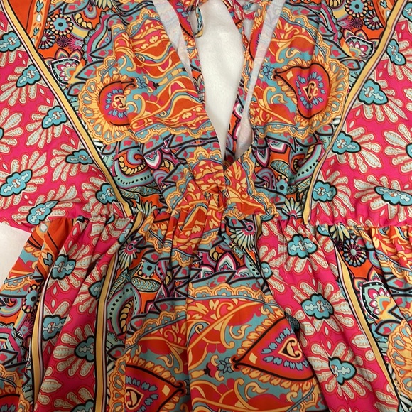 Sundress / coverup Colorful Sz L - Picture 11 of 11